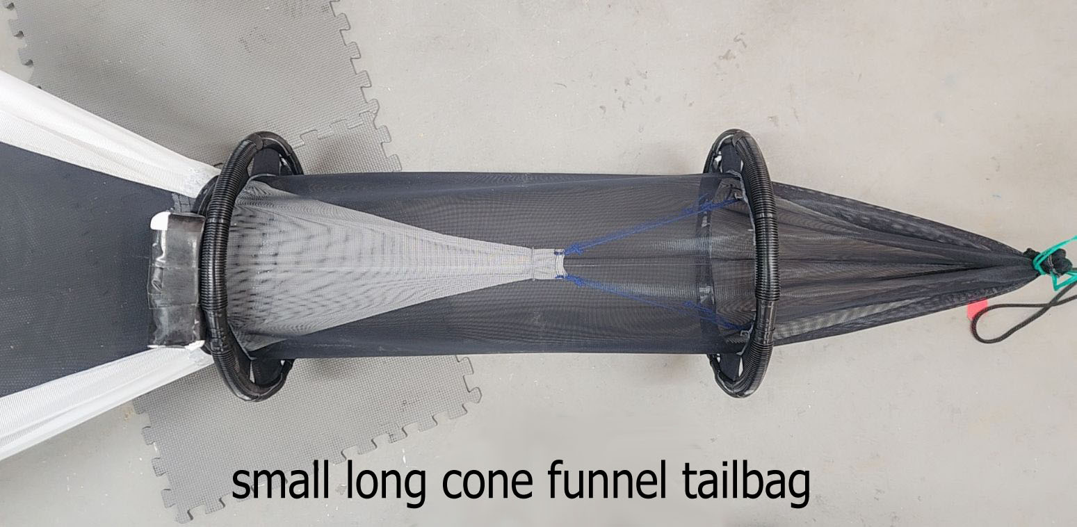  small long cone funnel tailbag
